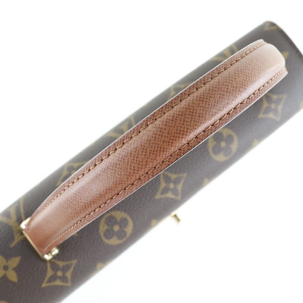LOUIS VUITTON Handbag M51379 Monogram canvas Brown Malesherbes Women Used Authentic