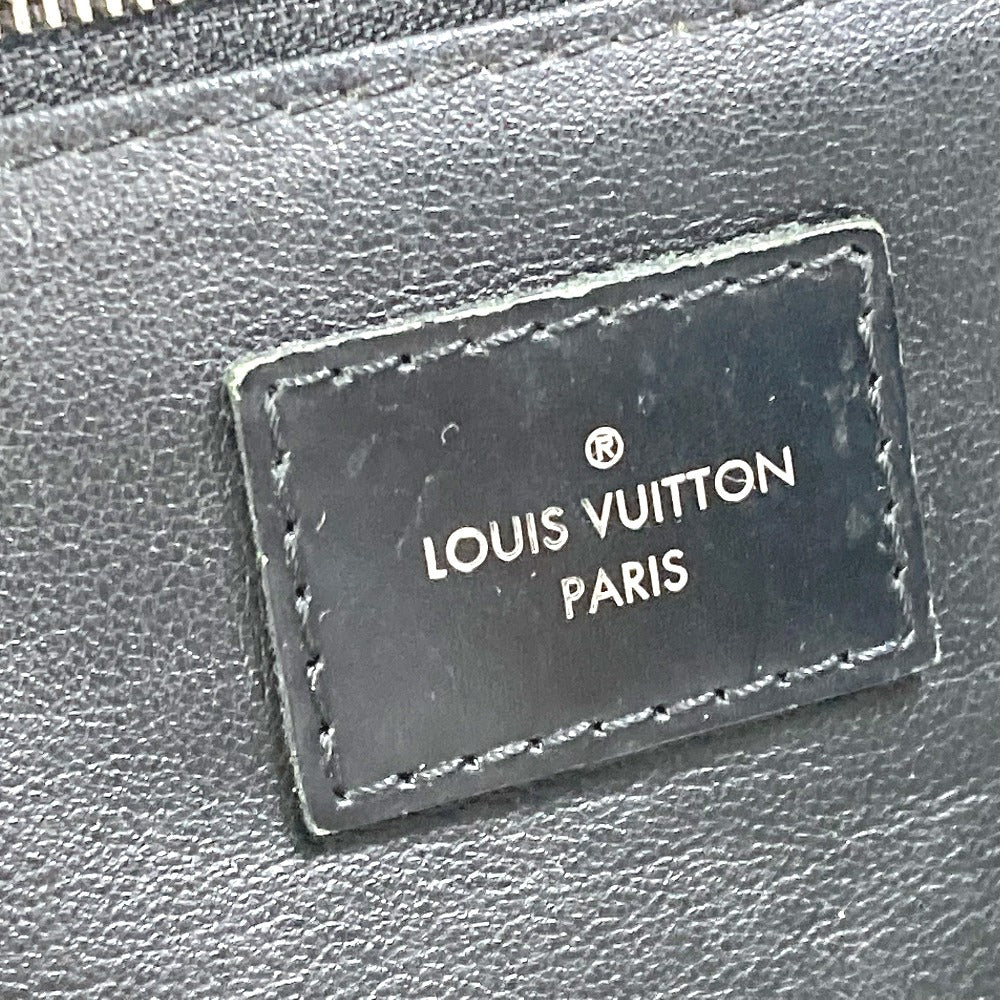LOUIS VUITTON Pouch N47625 Damier Grafitto Canvas black Damier Grafitte C Cracking pouch mens Used Authentic