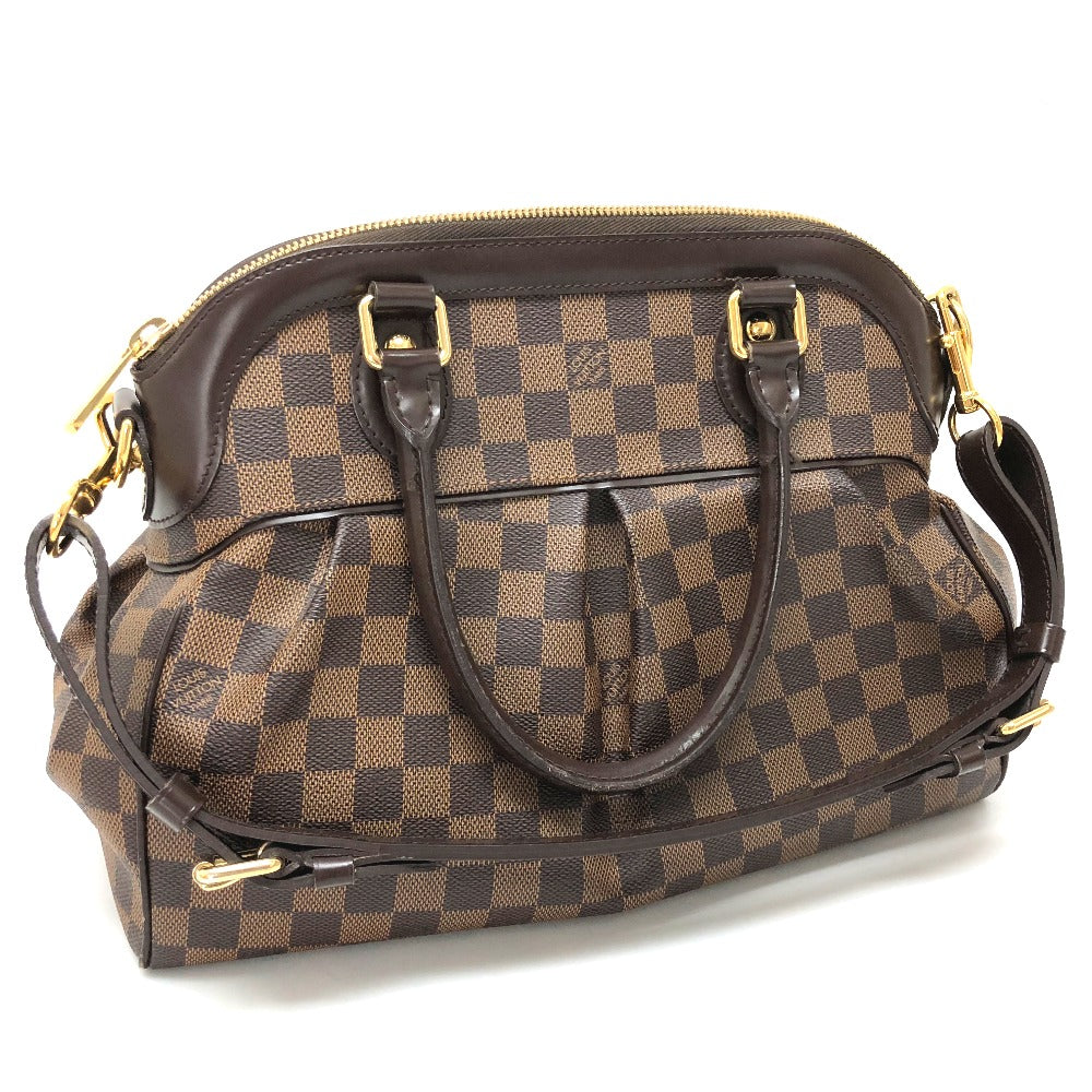 LOUIS VUITTON Handbag N51997 Damier canvas Brown Damier Trevi PM unisex(Unisex) Used Authentic