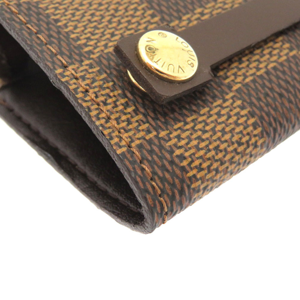 LOUIS VUITTON Key case Key holder N62661 Damier canvas Brown Damier Ebene ClochettePM