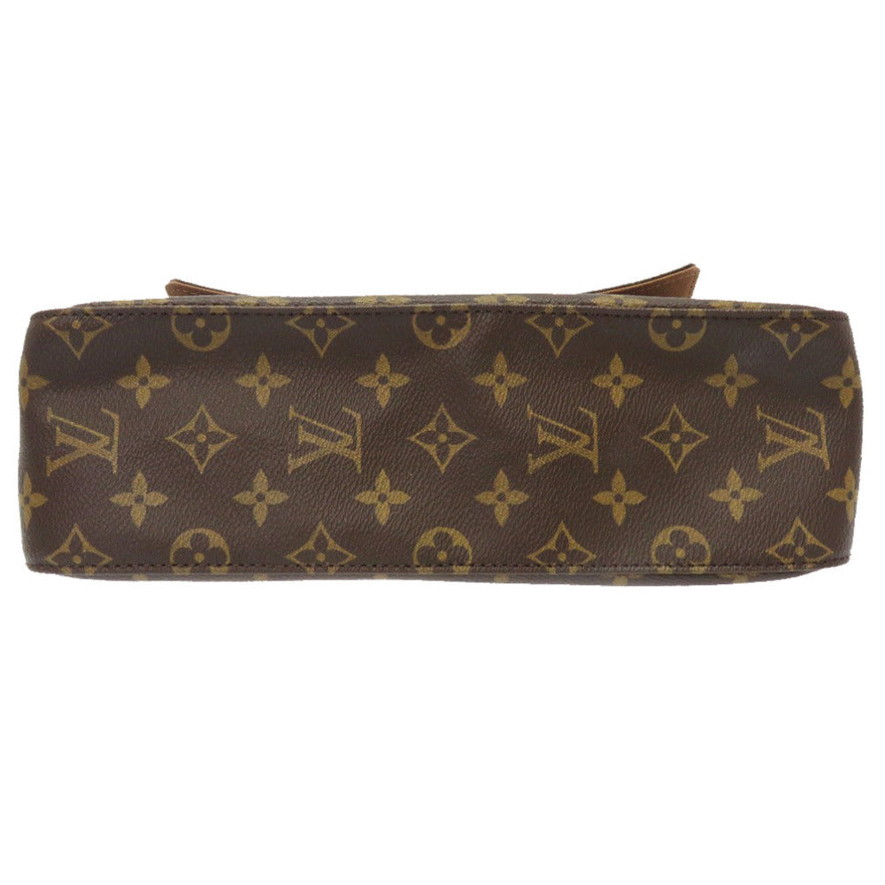 LOUIS VUITTON Handbag M51147 Monogram canvas Brown Monogram Mini Looping Women Used Authentic