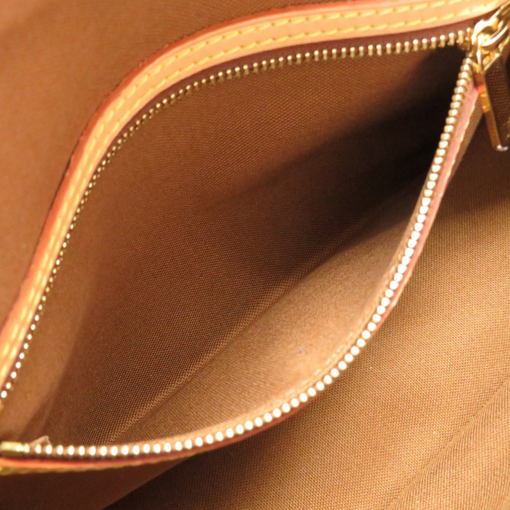 LOUIS VUITTON Handbag M51147 Monogram canvas Brown Monogram Mini Looping Women Used Authentic