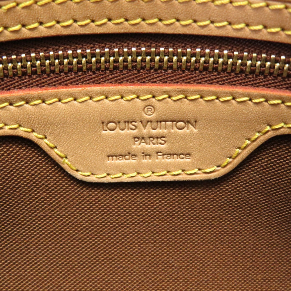 LOUIS VUITTON Handbag M51147 Monogram canvas Brown Monogram Mini Looping Women Used Authentic