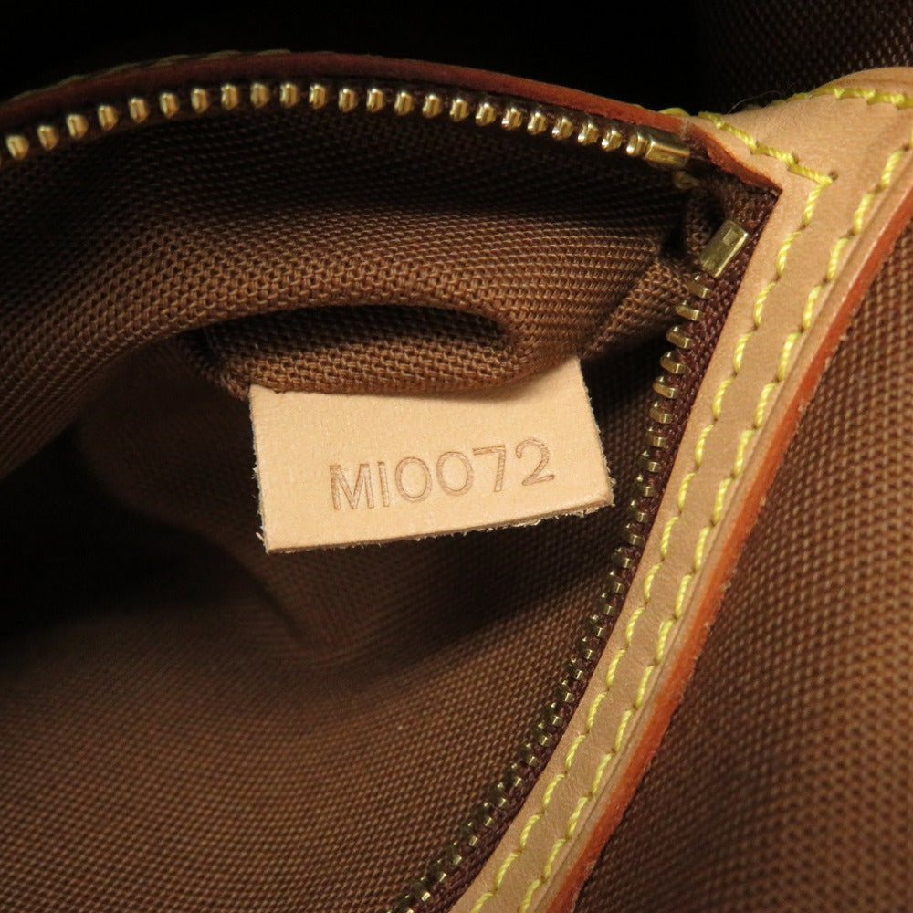 LOUIS VUITTON Handbag M51147 Monogram canvas Brown Monogram Mini Looping Women Used Authentic