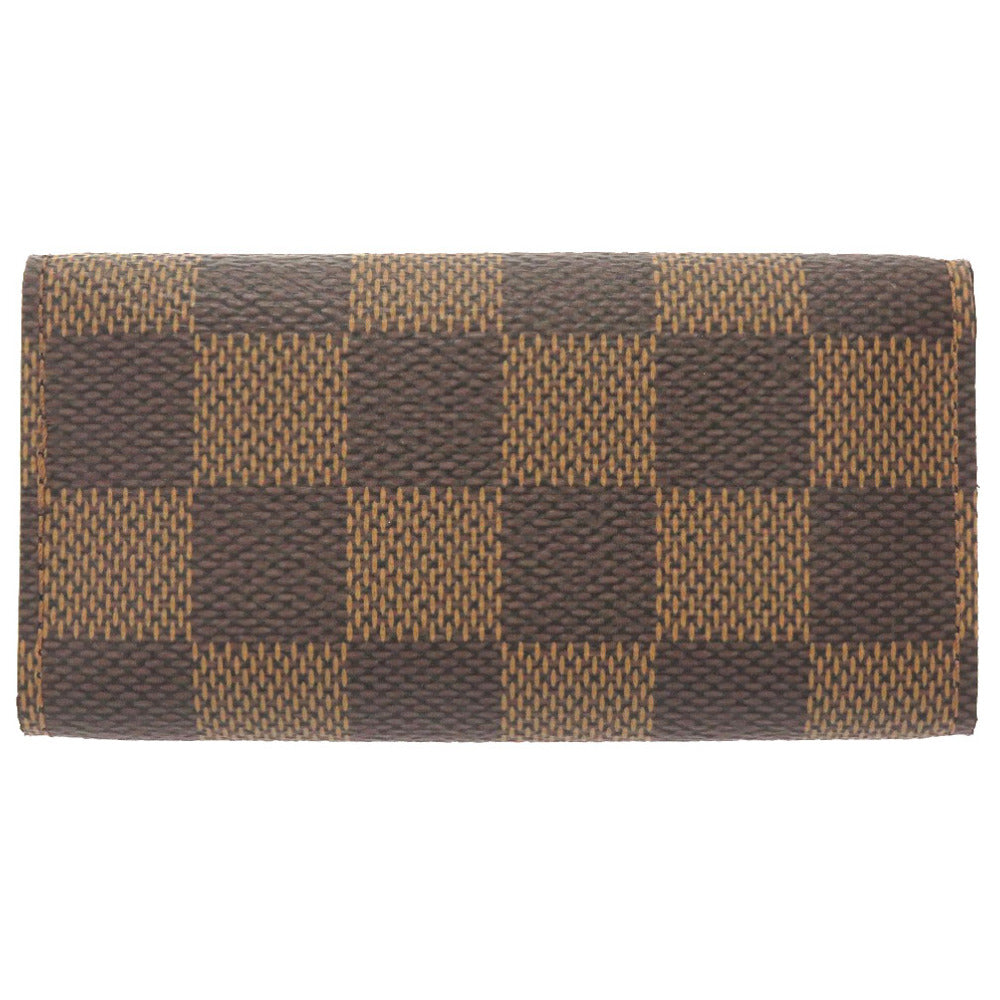 LOUIS VUITTON Key case Key holder N62631 Damier canvas Brown Damier Multicles4