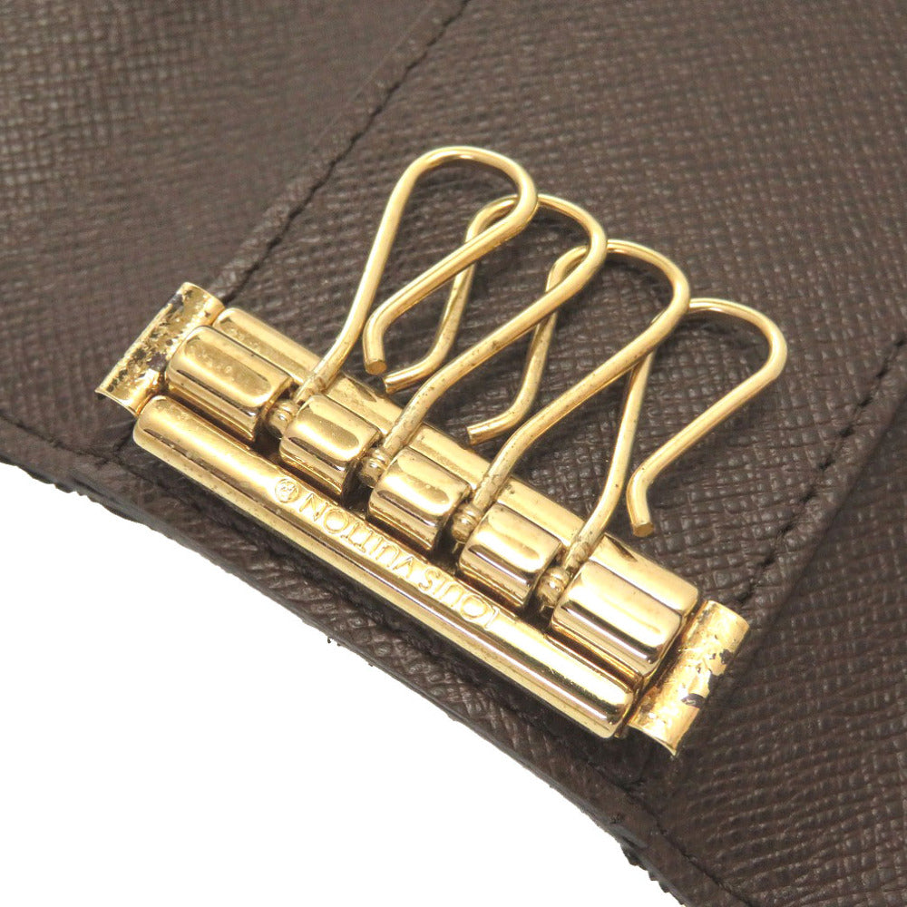 LOUIS VUITTON Key case Key holder N62631 Damier canvas Brown Damier Multicles4