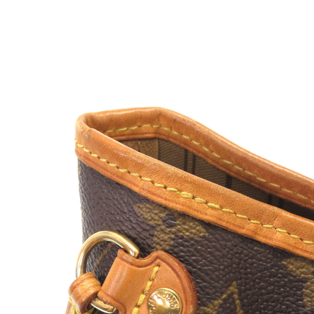 LOUIS VUITTON Tote Bag M40155 Monogram canvas Brown Monogram Never full PM Women Used Authentic