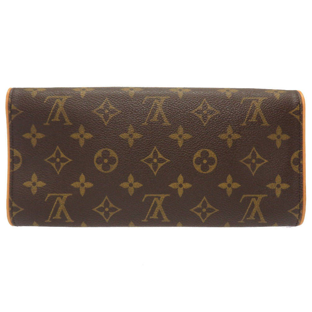 LOUIS VUITTON Shoulder Bag M51852 Monogram canvas Brown Monogram Pochette Twin GM Women Used Authentic