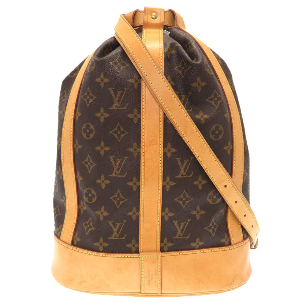 LOUIS VUITTON Shoulder Bag M42243 Monogram canvas Brown Monogram RandonneePM unisex(Unisex) Used Authentic
