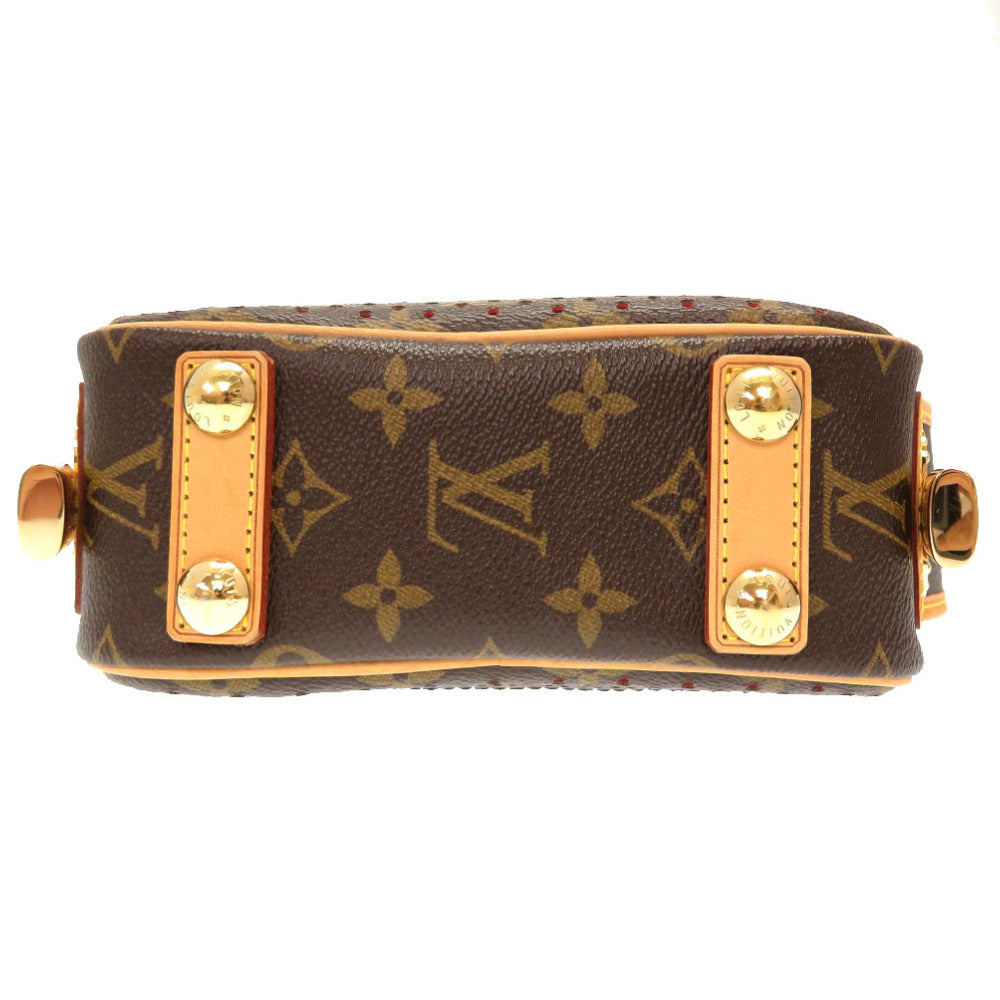 LOUIS VUITTON Shoulder Bag M95177 Monogram Perfo Orange Monogram Perfo Mini Trocadero Women Used Authentic