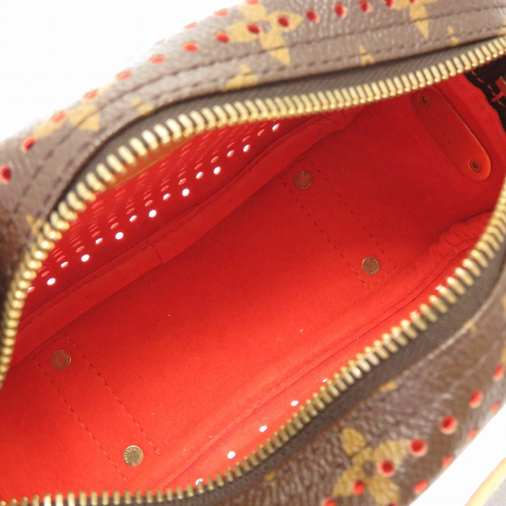 LOUIS VUITTON Shoulder Bag M95177 Monogram Perfo Orange Monogram Perfo Mini Trocadero Women Used Authentic
