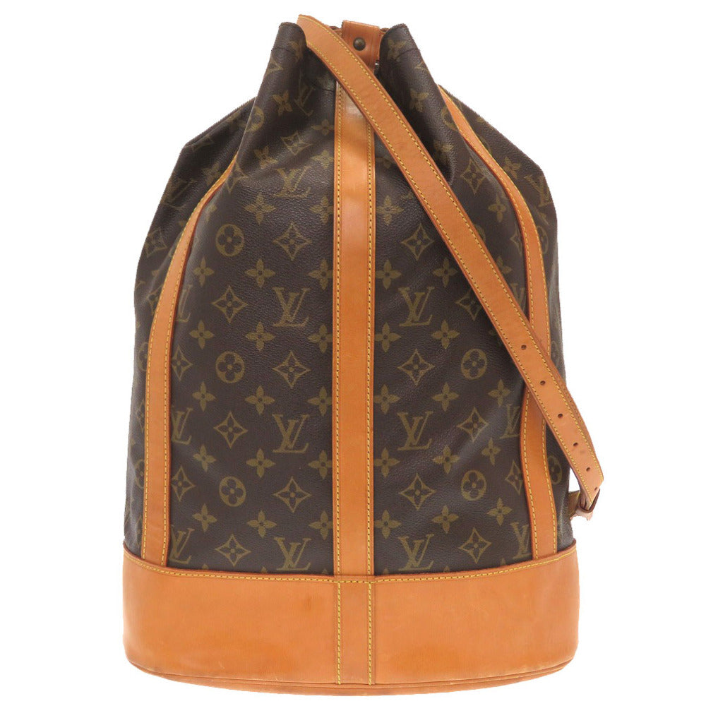 LOUIS VUITTON Shoulder Bag M42244 Monogram canvas Brown Monogram RandonneeGM Women Used Authentic