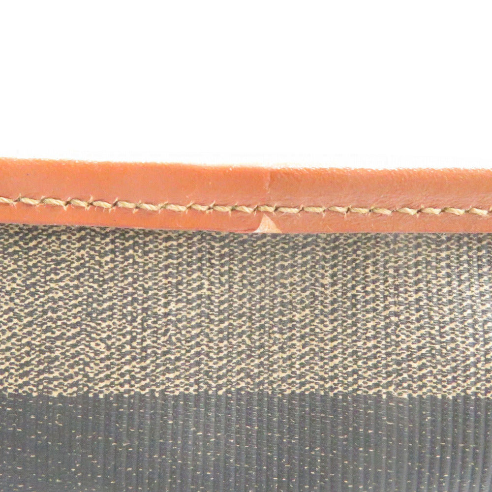 FENDI Handbag PVC Brown Pekan Women Used Authentic