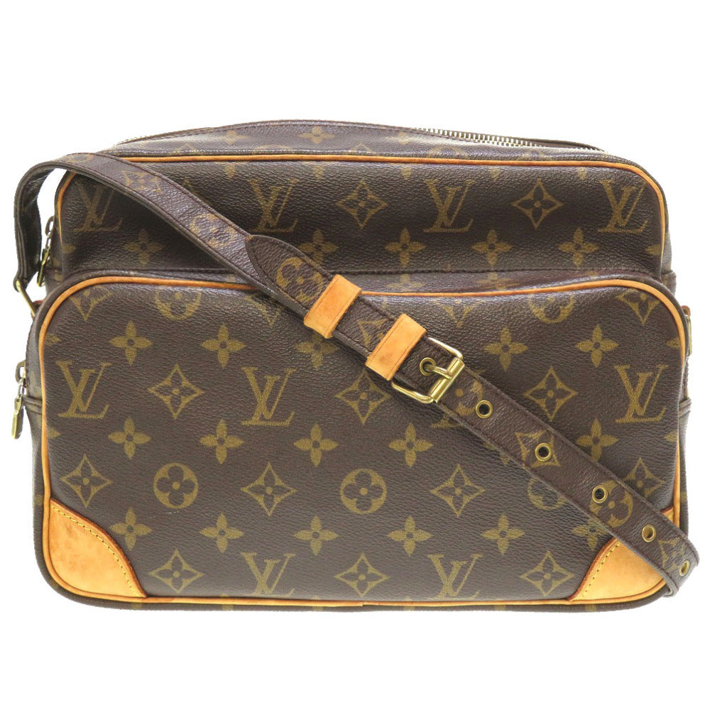 LOUIS VUITTON Shoulder Bag M45244 Monogram canvas Brown Monogram Nil Women Used Authentic