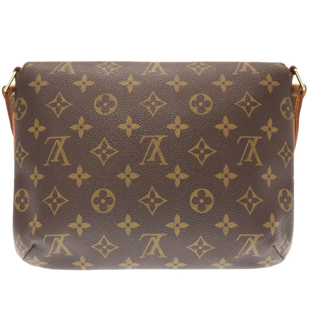 LOUIS VUITTON Shoulder Bag M51257 Monogram canvas Brown Monogram Musette Tango Short Strap Women Used Authentic