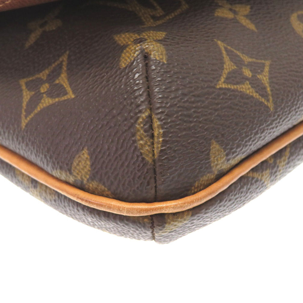 LOUIS VUITTON Shoulder Bag M51257 Monogram canvas Brown Monogram Musette Tango Short Strap Women Used Authentic