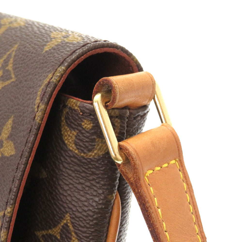 LOUIS VUITTON Shoulder Bag M51257 Monogram canvas Brown Monogram Musette Tango Short Strap Women Used Authentic