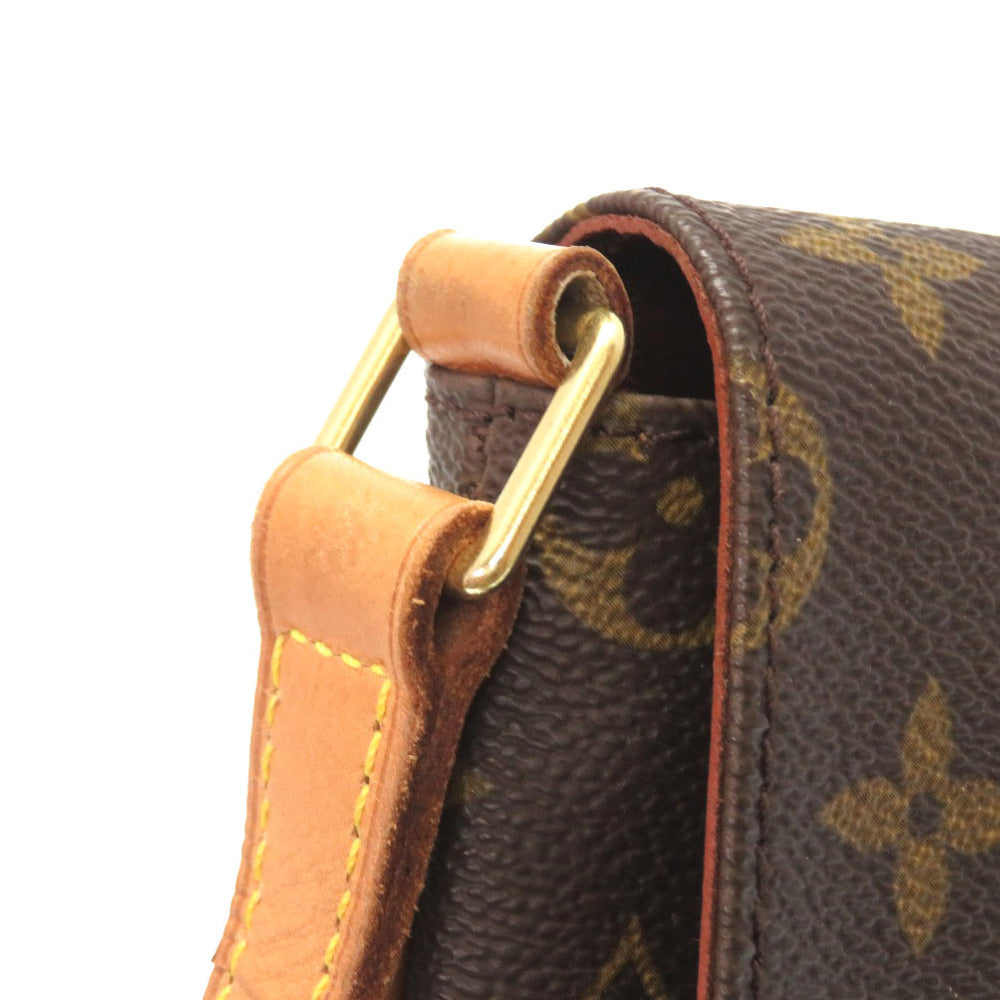 LOUIS VUITTON Shoulder Bag M51257 Monogram canvas Brown Monogram Musette Tango Short Strap Women Used Authentic