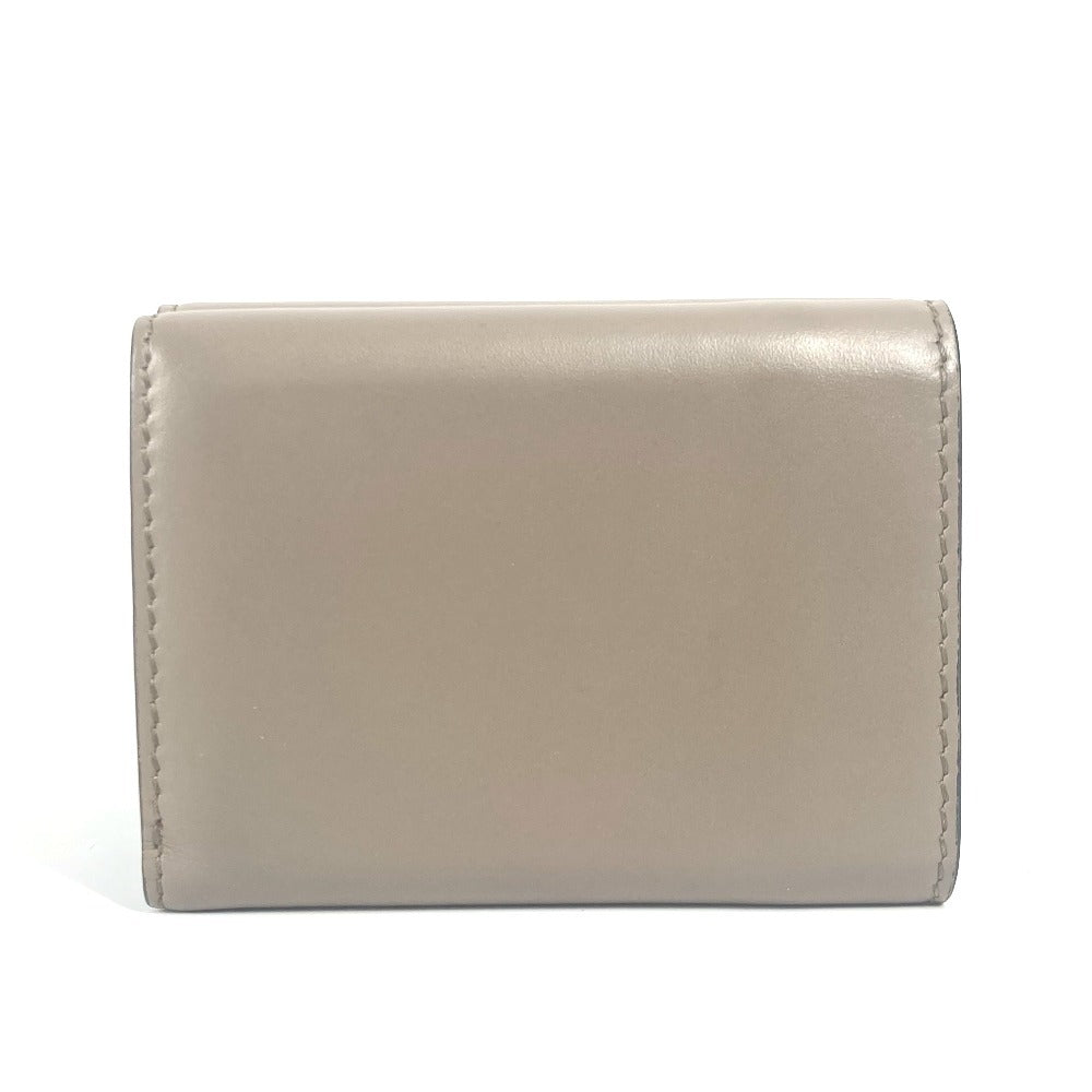 FENDI Trifold wallet 8M0395 leather Brown type logo