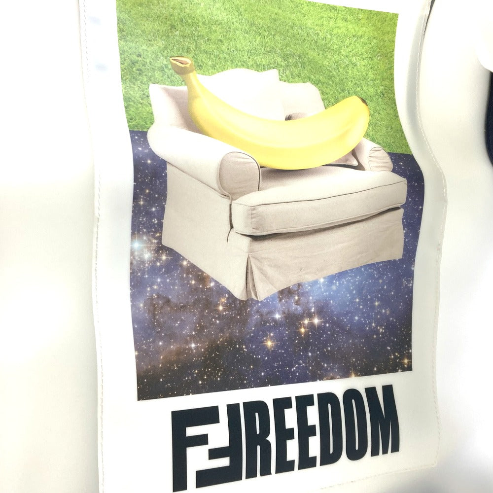 FENDI Handbag 7VA442 Plastics clear banana fruit FREEDOM logo