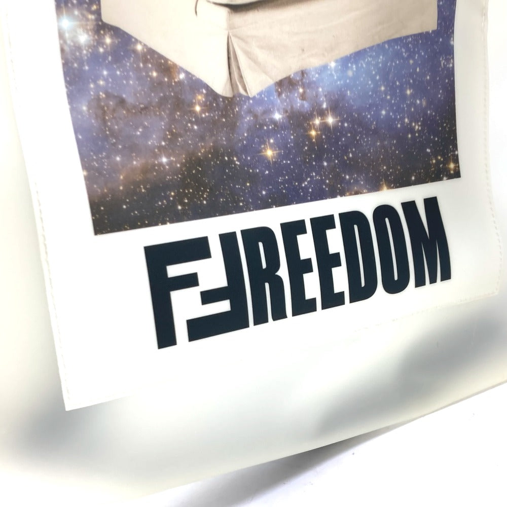 FENDI Handbag 7VA442 Plastics clear banana fruit FREEDOM logo
