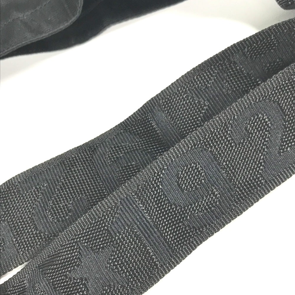 FENDI Tote Bag Nylon black vintage logo