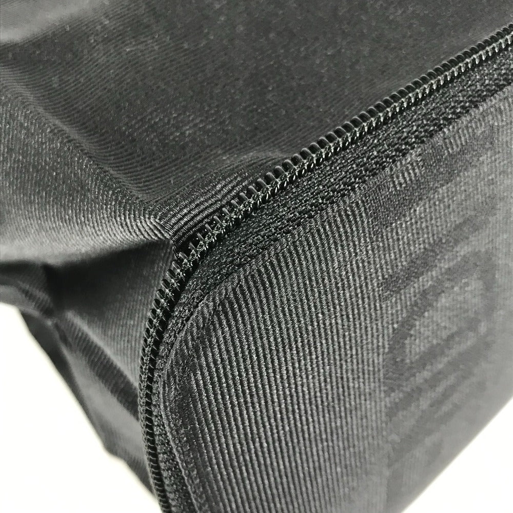 FENDI Tote Bag Nylon black vintage logo