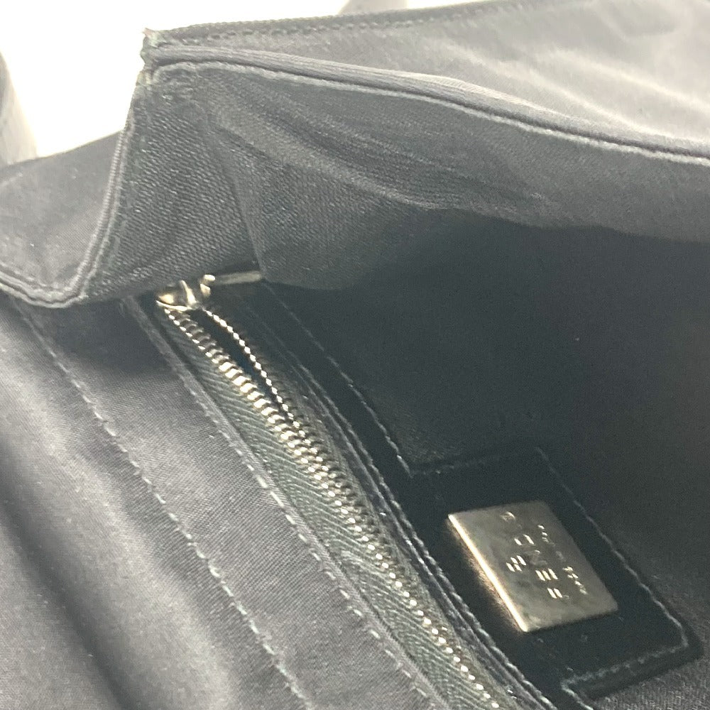 FENDI Shoulder Bag Nylon black FF logo