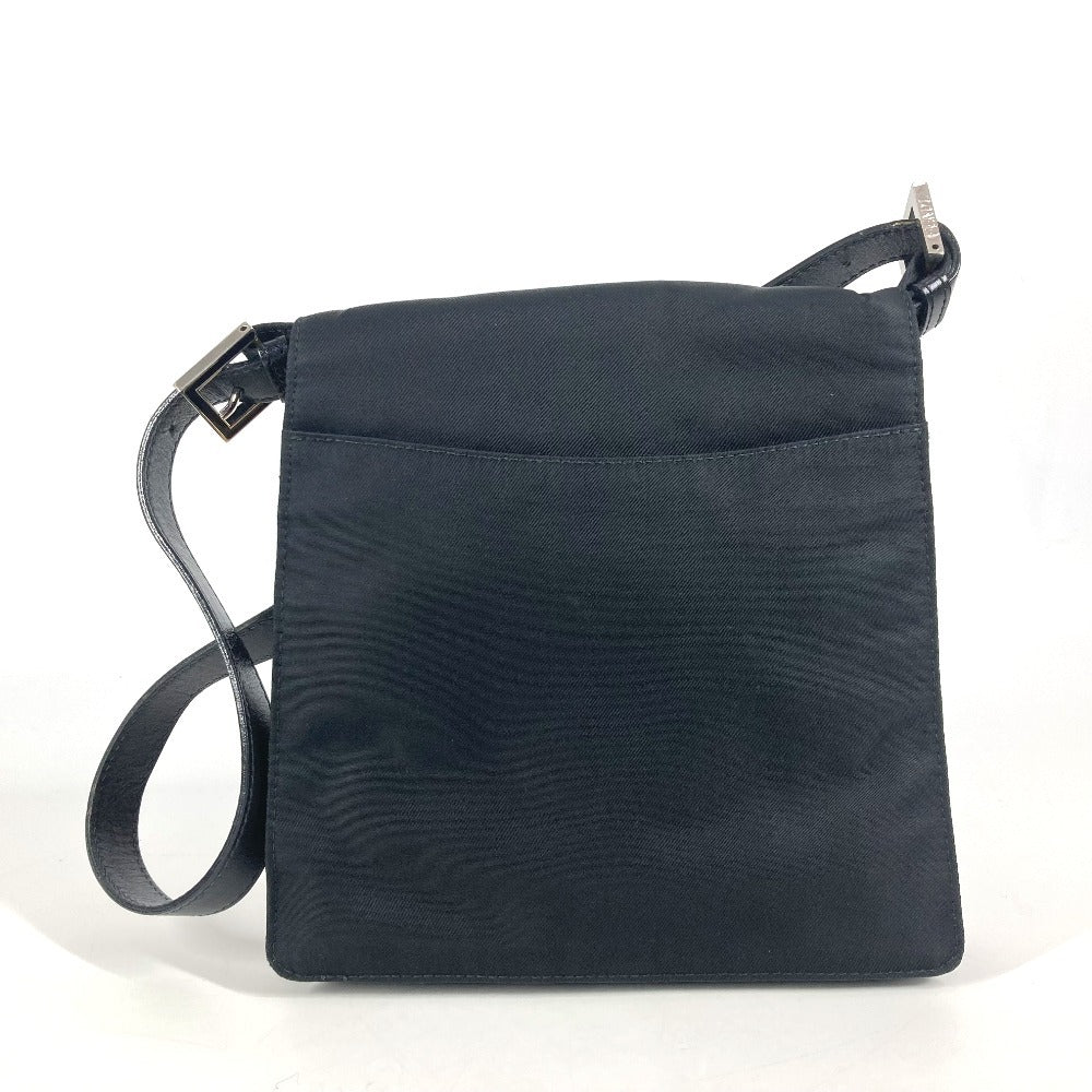 FENDI Shoulder Bag Nylon black FF logo