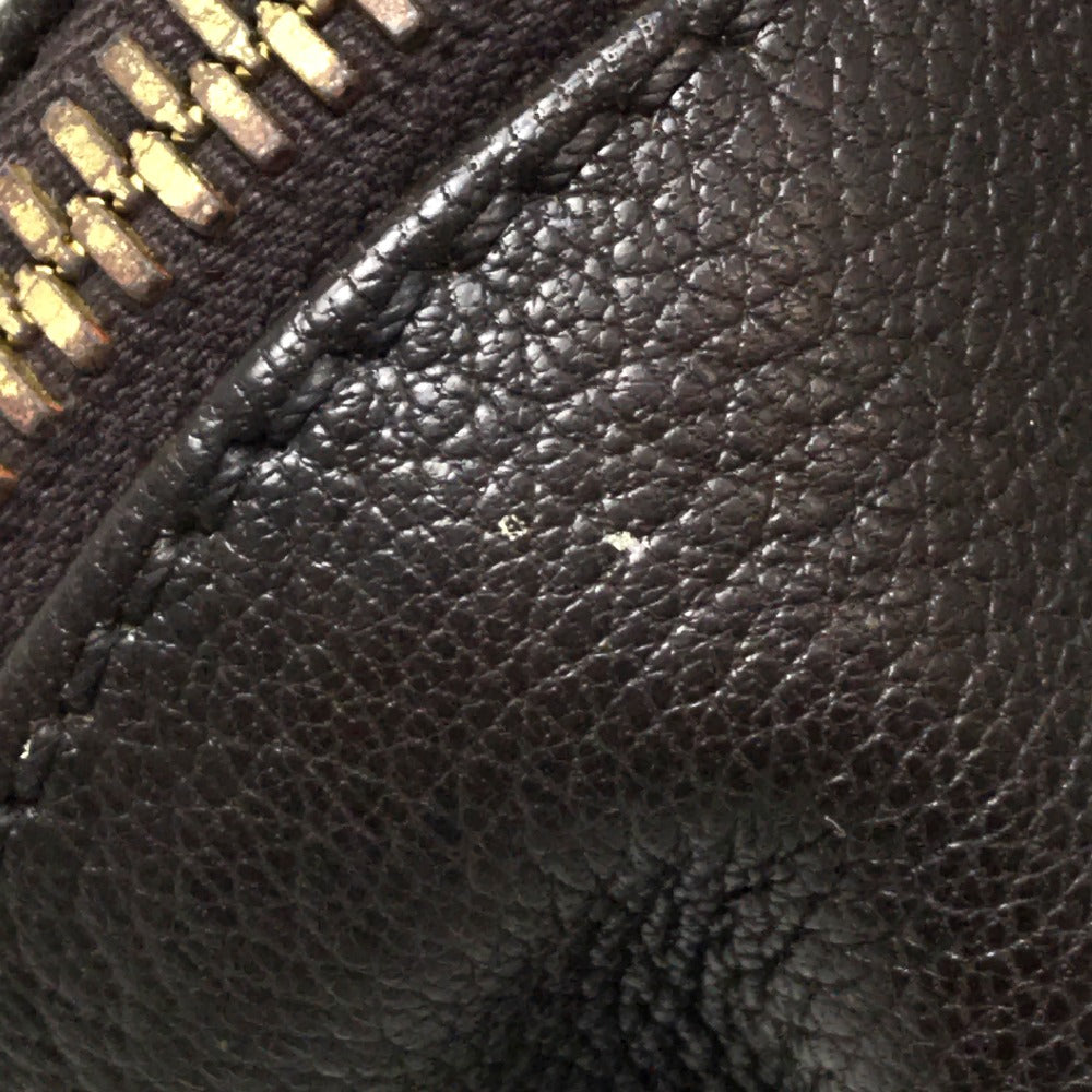 FENDI Handbag 8BL117 leather Brown chameleon Women Used Authentic