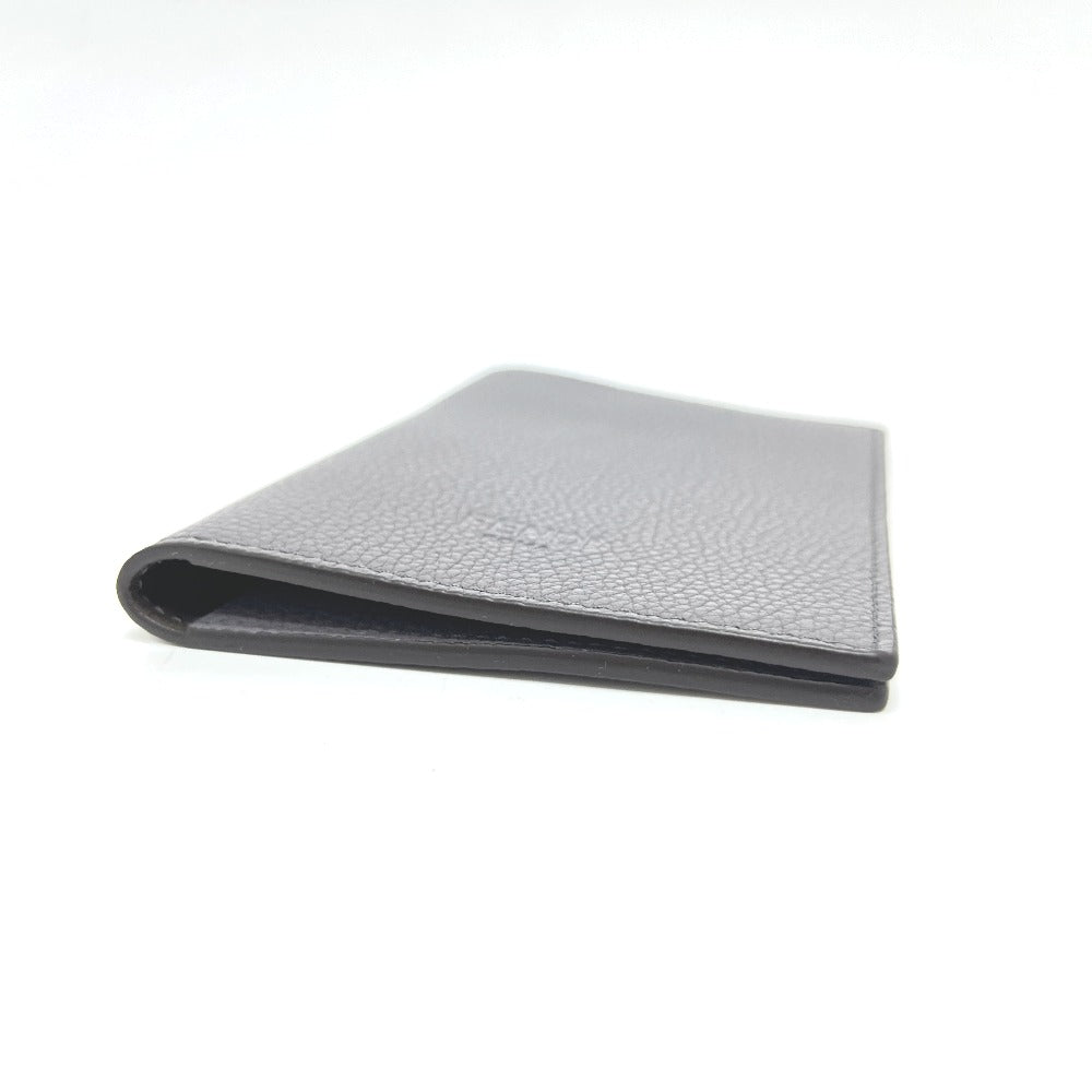 FENDI passport case 7AS378 leather gray logo