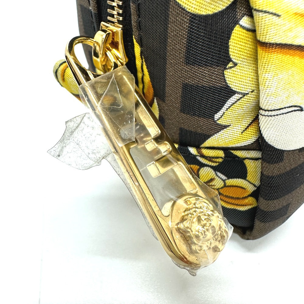 FENDI Pouch 8N0172 Nylon Brown Versace VERSACE collaboration Fendace FENDACE