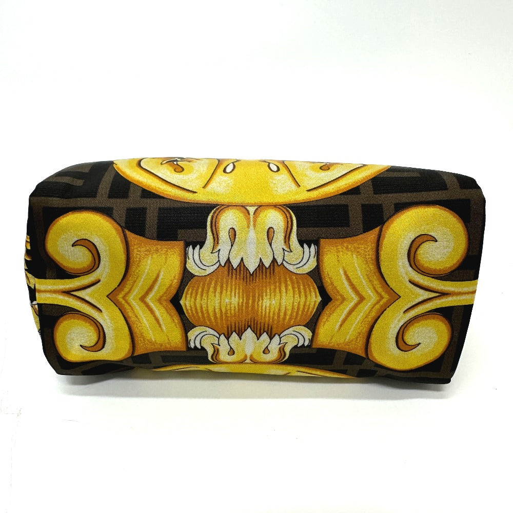 FENDI Pouch 8N0172 Nylon Brown Versace VERSACE collaboration Fendace FENDACE