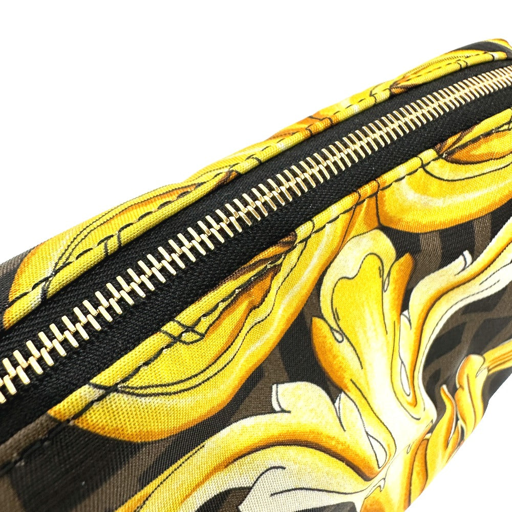 FENDI Pouch 8N0172 Nylon Brown Versace VERSACE collaboration Fendace FENDACE