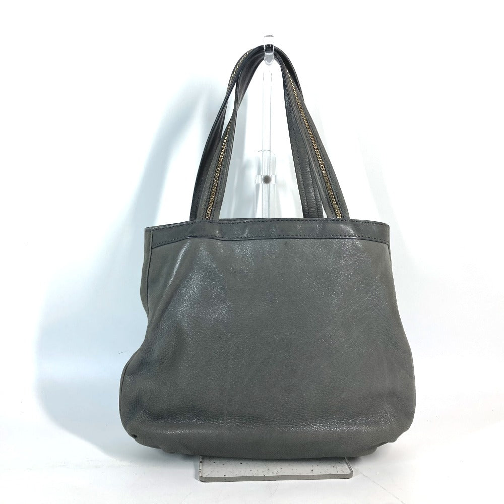 FENDI Shoulder Bag 8BR650 leather gray Bag Shoulder Bag Tote Bag logo FF