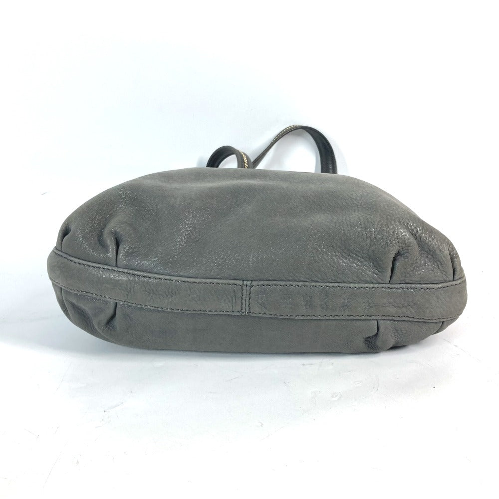 FENDI Shoulder Bag 8BR650 leather gray Bag Shoulder Bag Tote Bag logo FF