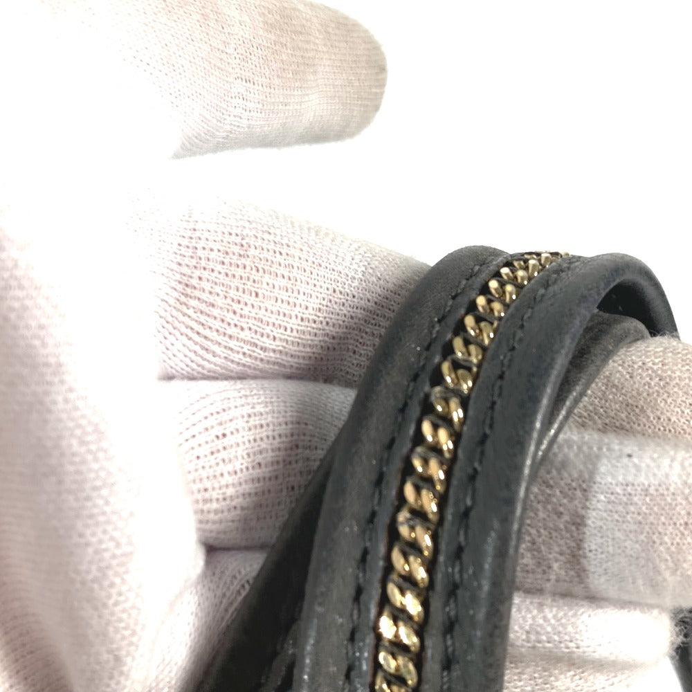 FENDI Shoulder Bag 8BR650 leather gray Bag Shoulder Bag Tote Bag logo FF