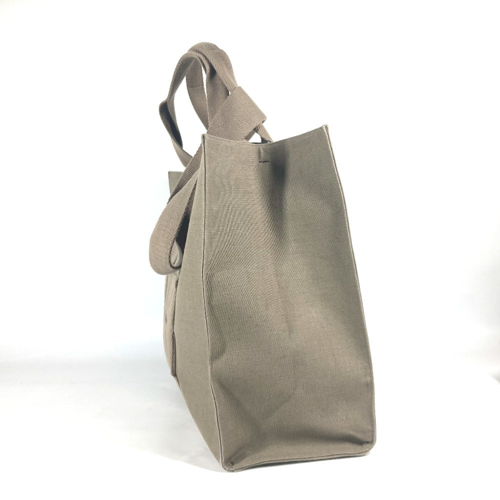 FENDI Tote Bag 7VA558 canvas khaki TOTE CANVAS mens Used Authentic