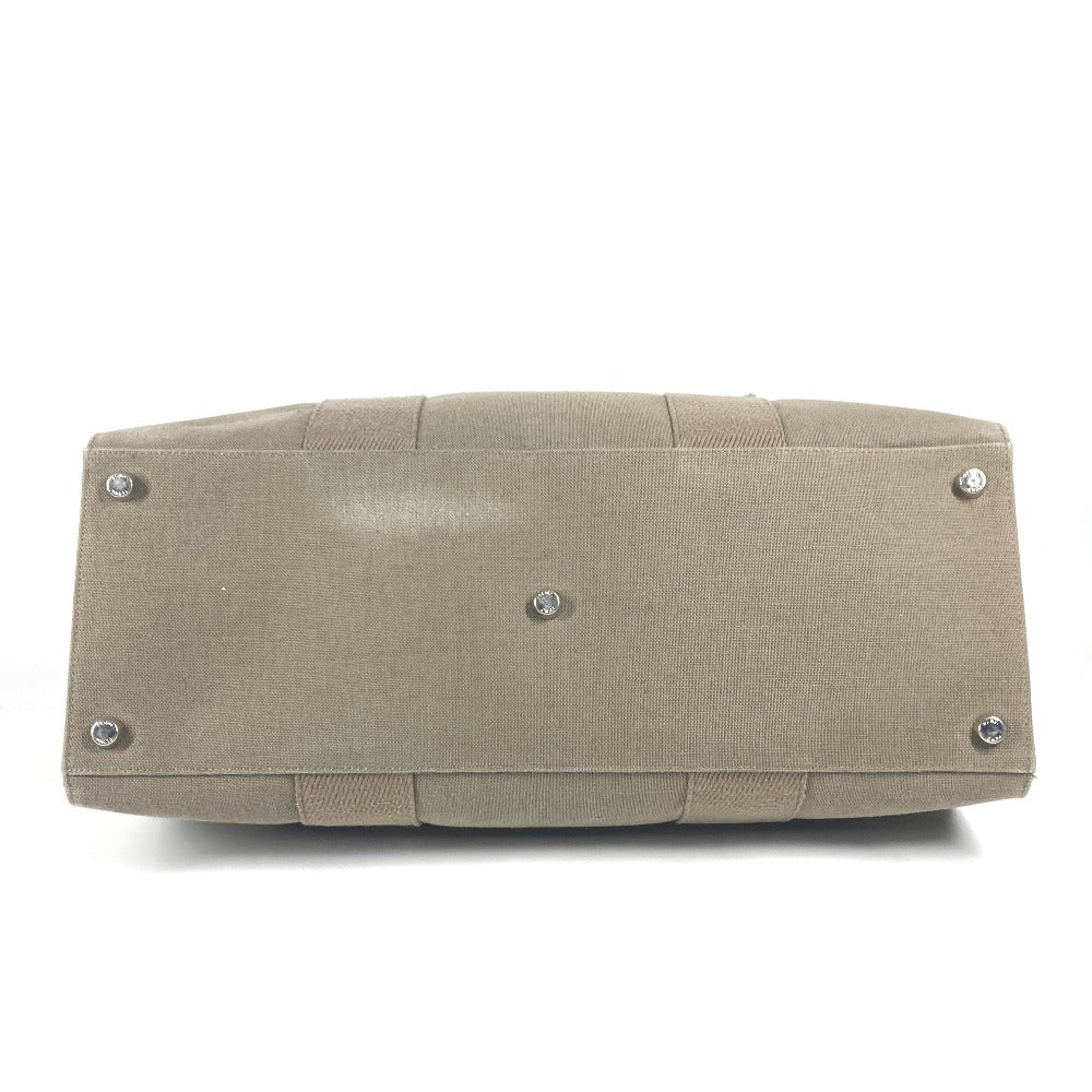 FENDI Tote Bag 7VA558 canvas khaki TOTE CANVAS mens Used Authentic