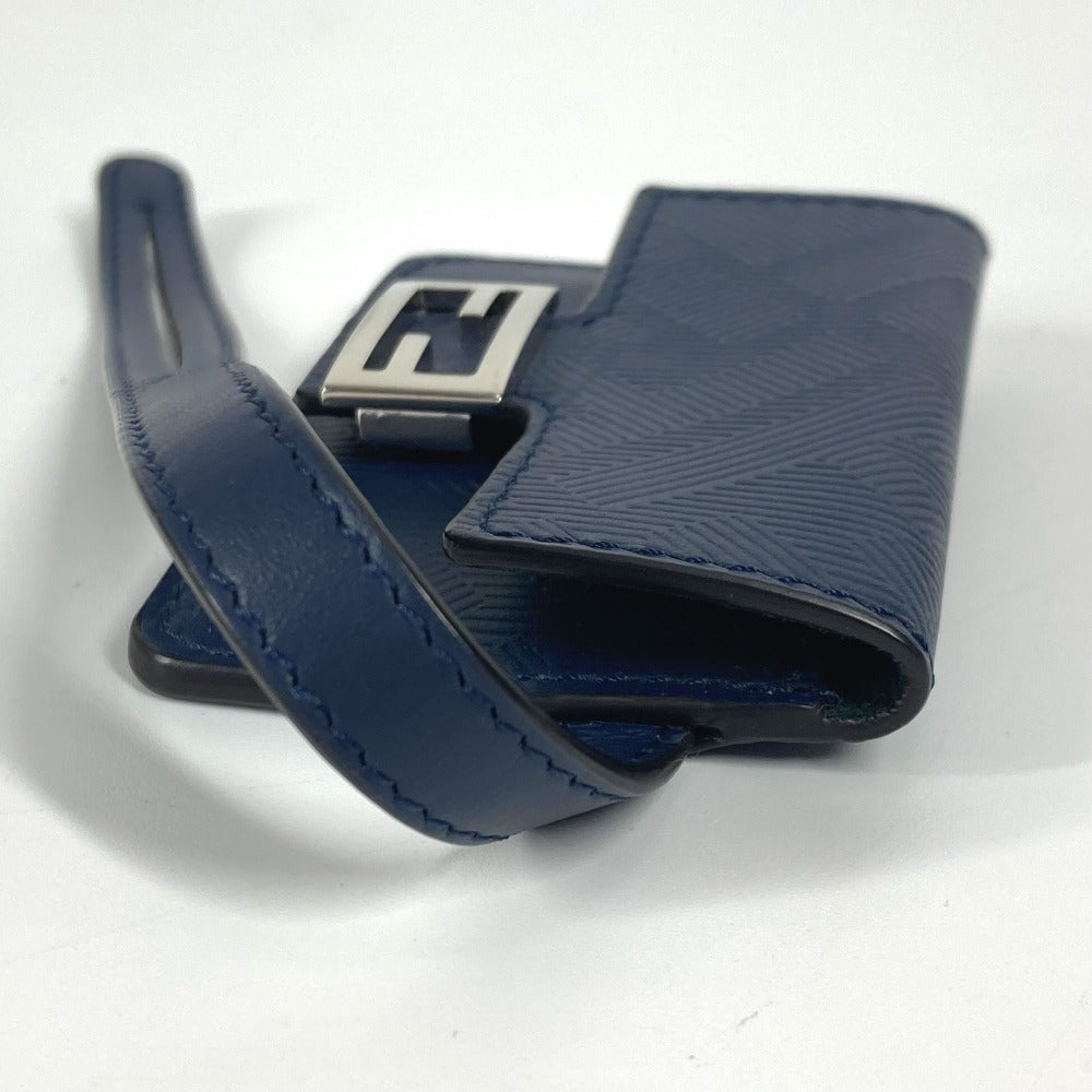 FENDI charm leather Navy Bucket type Bag type