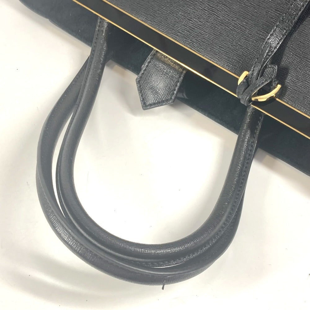 FENDI Tote Bag 8BH251 leather black To joule