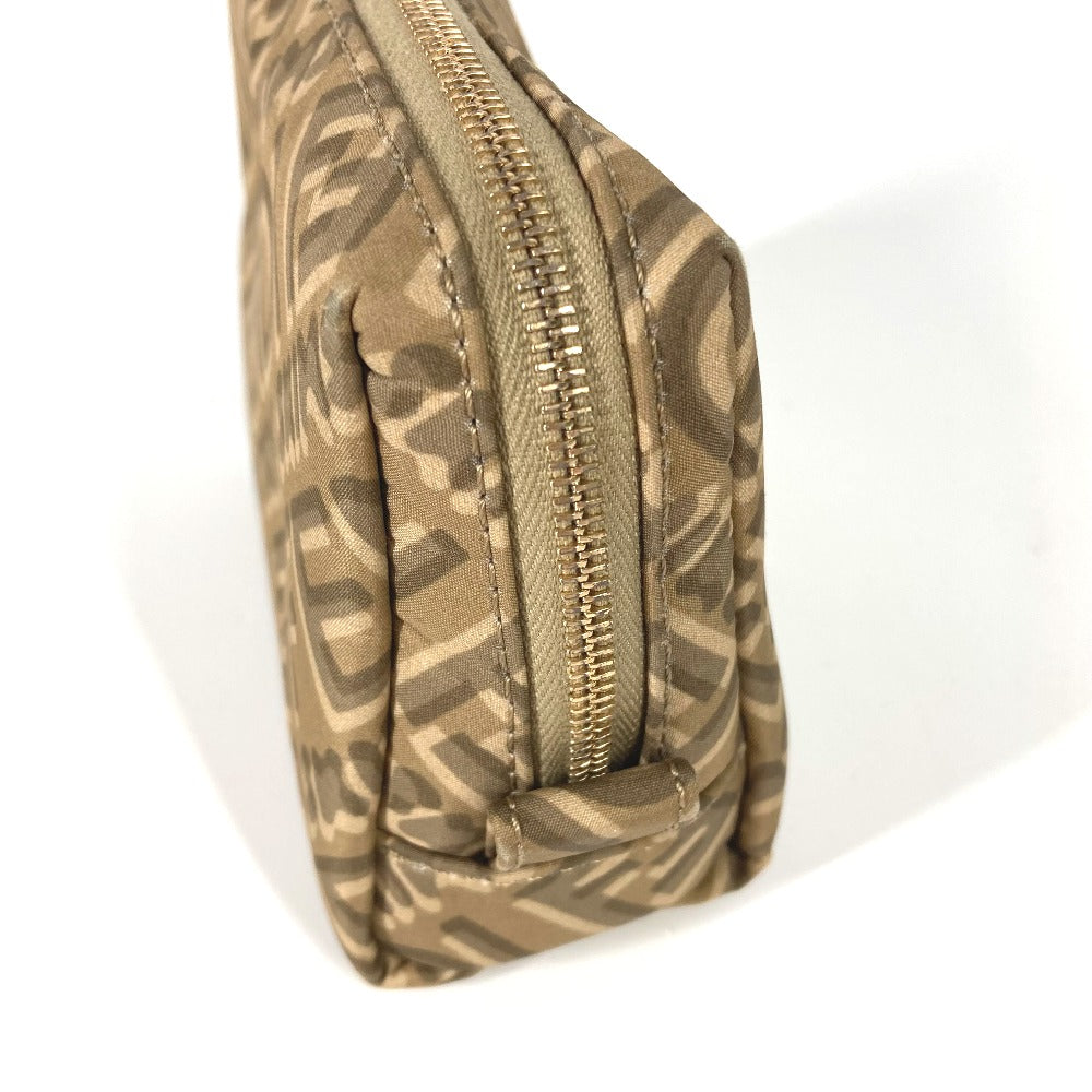 FENDI Pouch 8N0179 Nylon beige SKIMS collaboration logo