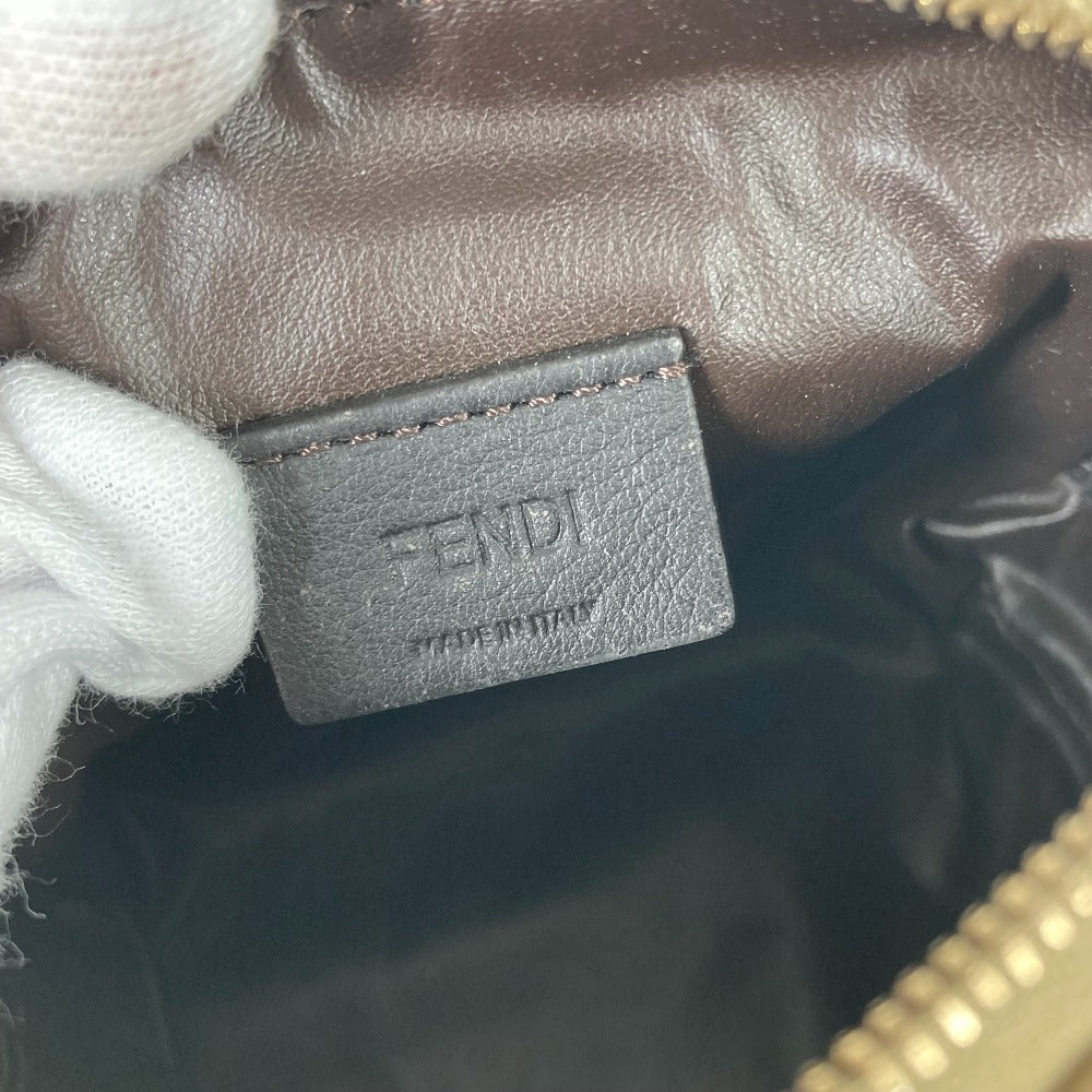 FENDI Pouch 8N0179 Nylon beige SKIMS collaboration logo