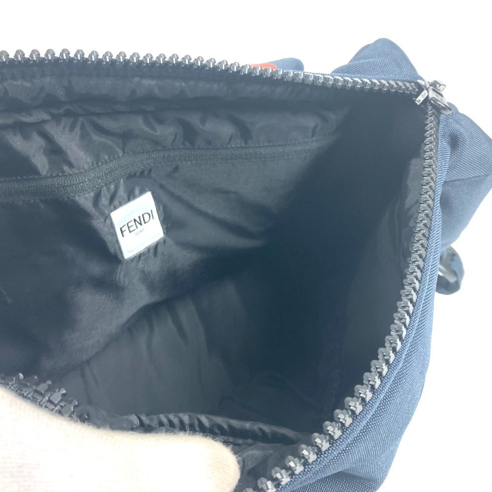 FENDI Pouch Nylon Navy monster bugs For strollers
