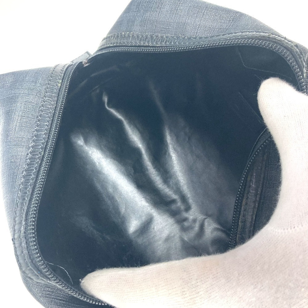 FENDI business bag PVC black Zucca logo