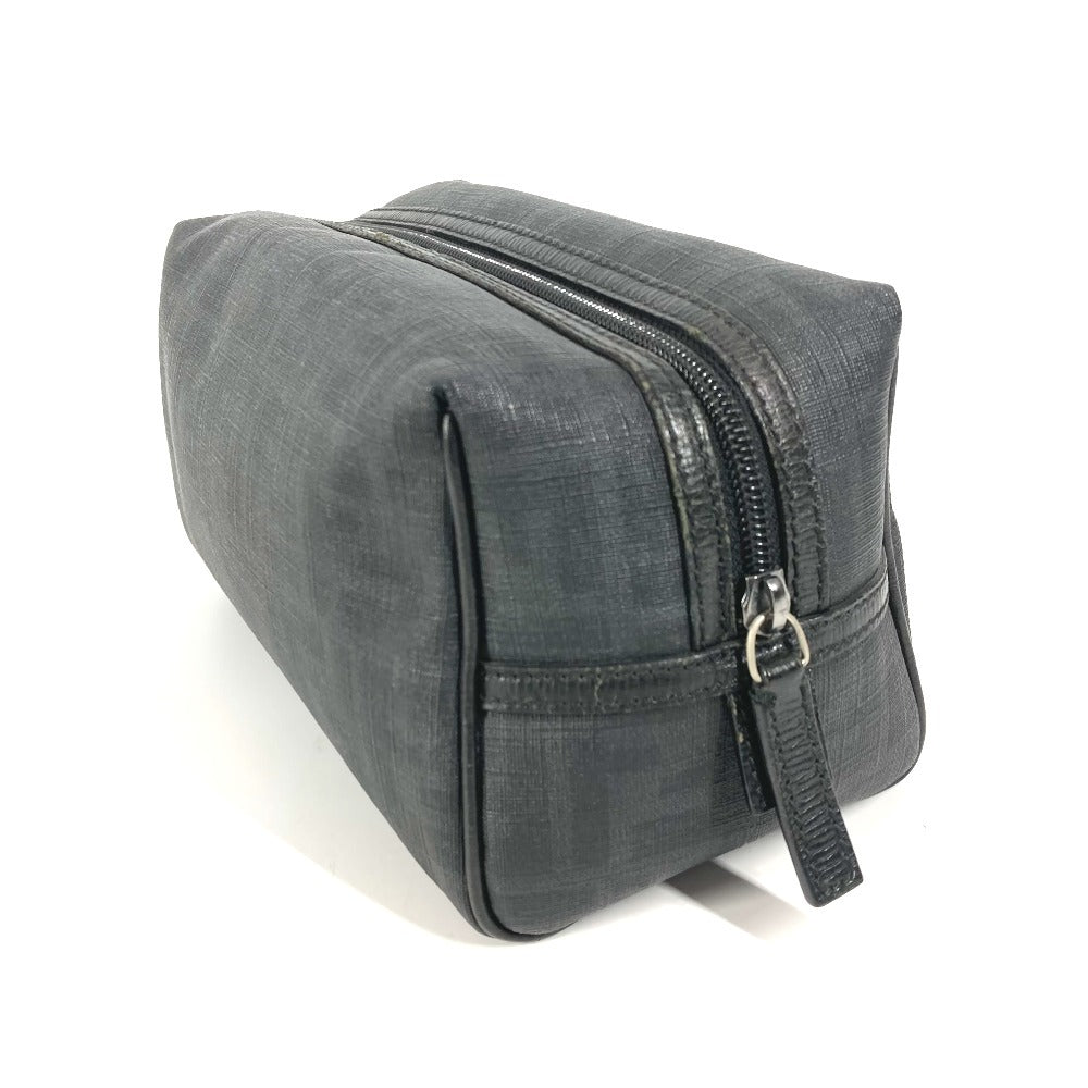 FENDI business bag PVC black Zucca logo