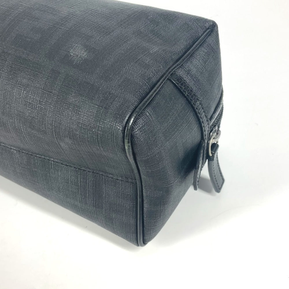 FENDI business bag PVC black Zucca logo