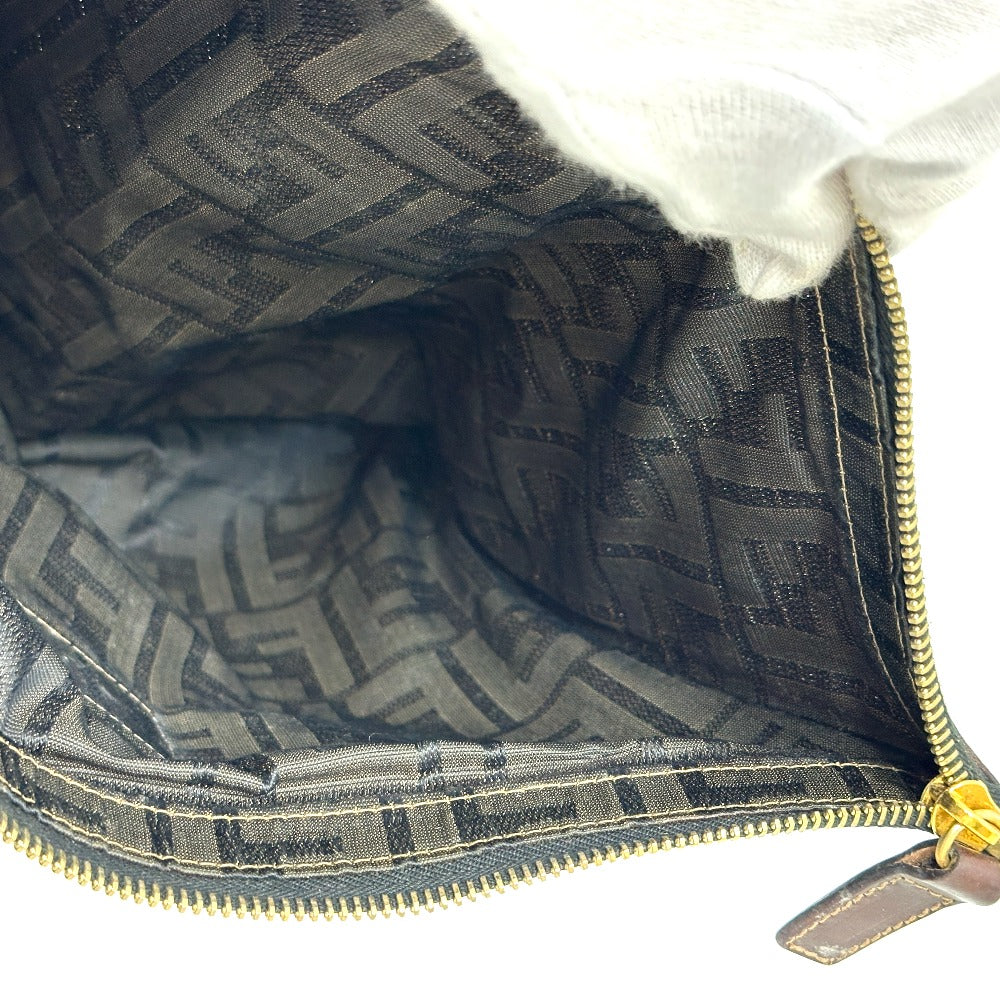 FENDI business bag canvas Brown Zucca Pattern
