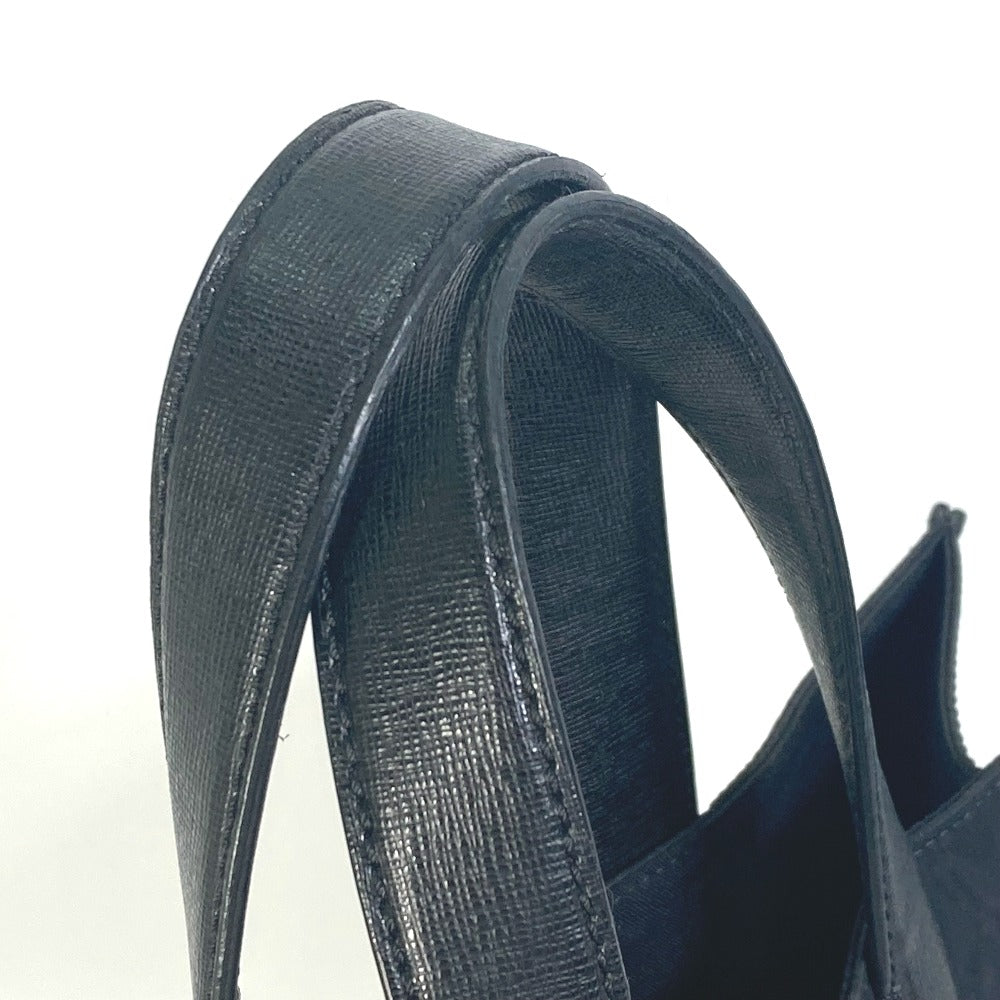FENDI Tote Bag 7VA367 Nylon black Monster Bugs mens Used Authentic