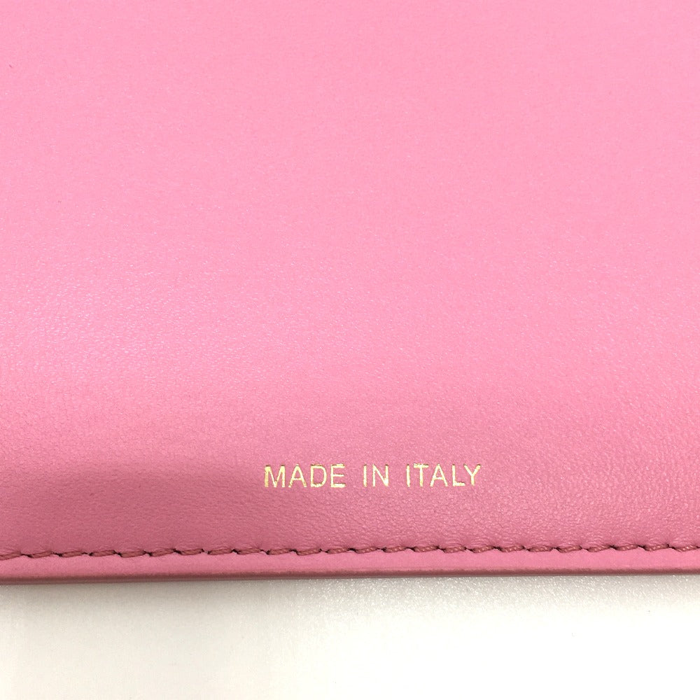 FENDI Pouch 7AR907 leather pink Peek-a-boo bag-in